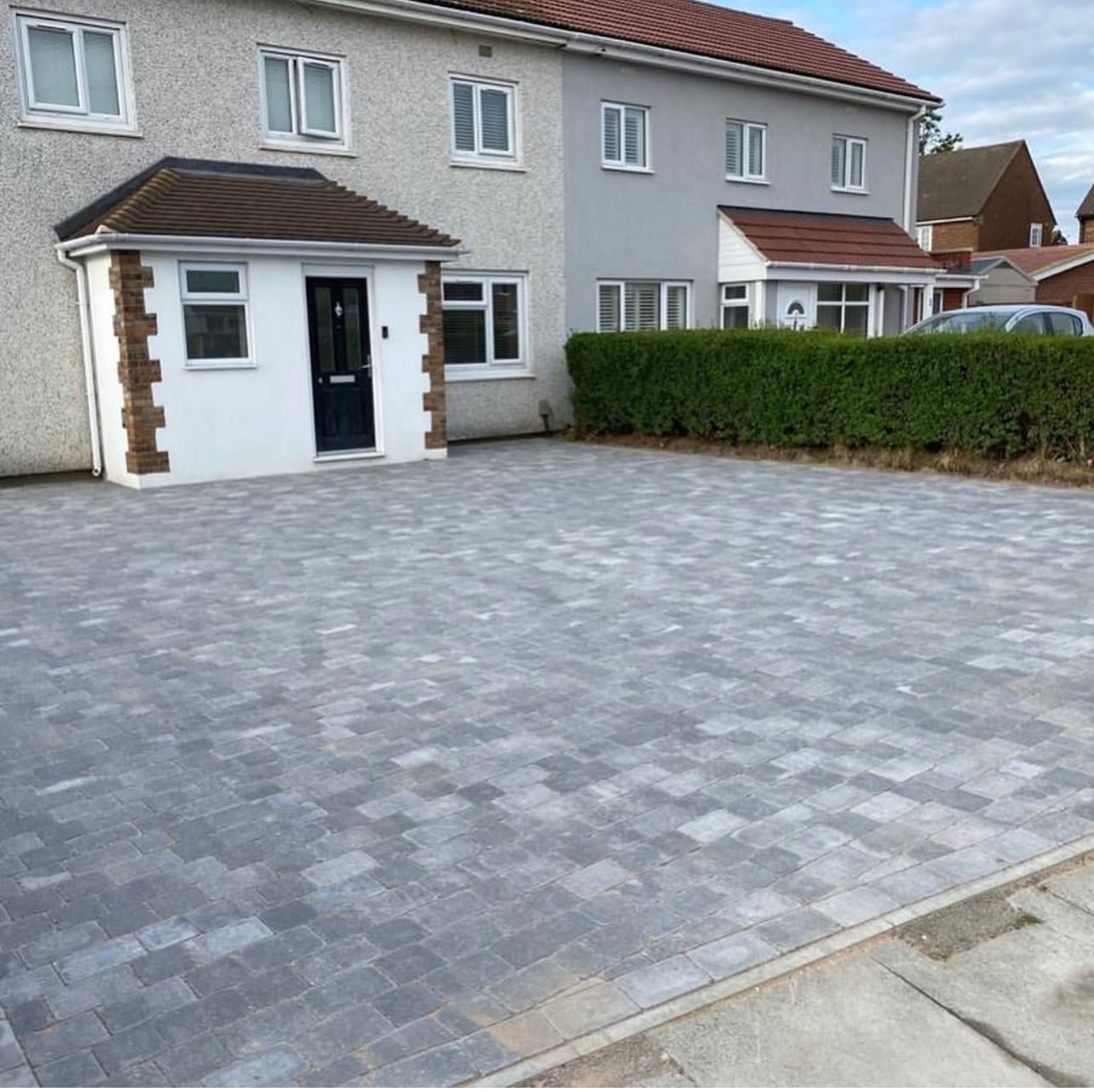 Block paving driveway in Essex